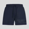 MORBIDI SHORTS DA BAGNO CON LOGO METALLICO