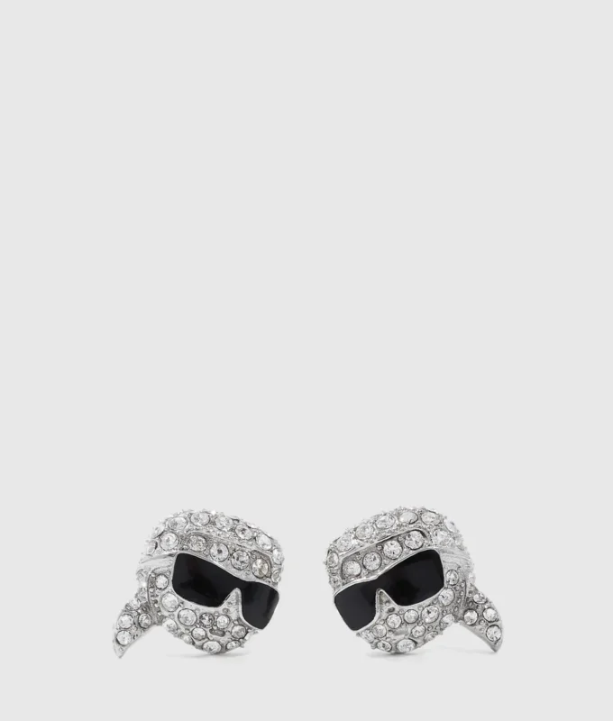 ORECCHINI IKON PAVÉ KARL CHARM