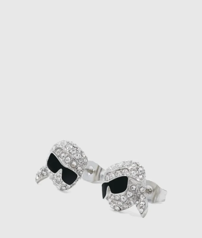 ORECCHINI IKON PAVÉ KARL CHARM