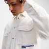 OUT OF THE BLUE GRAPHIC OVERSHIRT