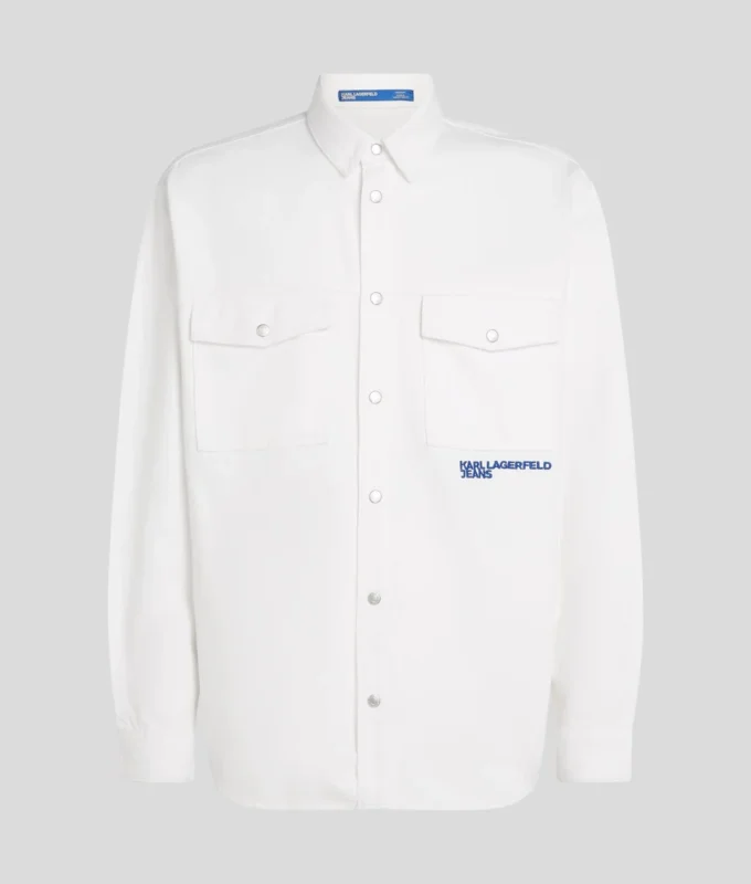 OUT OF THE BLUE GRAPHIC OVERSHIRT