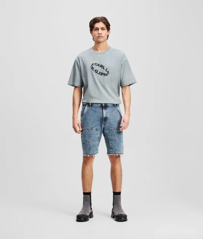 PANTALONCINI CARPENTER IN DENIM PANTALONCINI CARPENTER IN DENIM