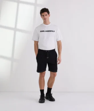 PANTALONCINI CON CUCITURE A CONTRASTO