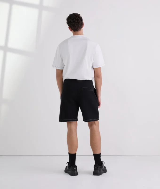 PANTALONCINI CON CUCITURE A CONTRASTO PANTALONCINI CON CUCITURE A CONTRASTO
