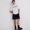 PANTALONCINI CON CUCITURE A CONTRASTO PANTALONCINI CON CUCITURE A CONTRASTO