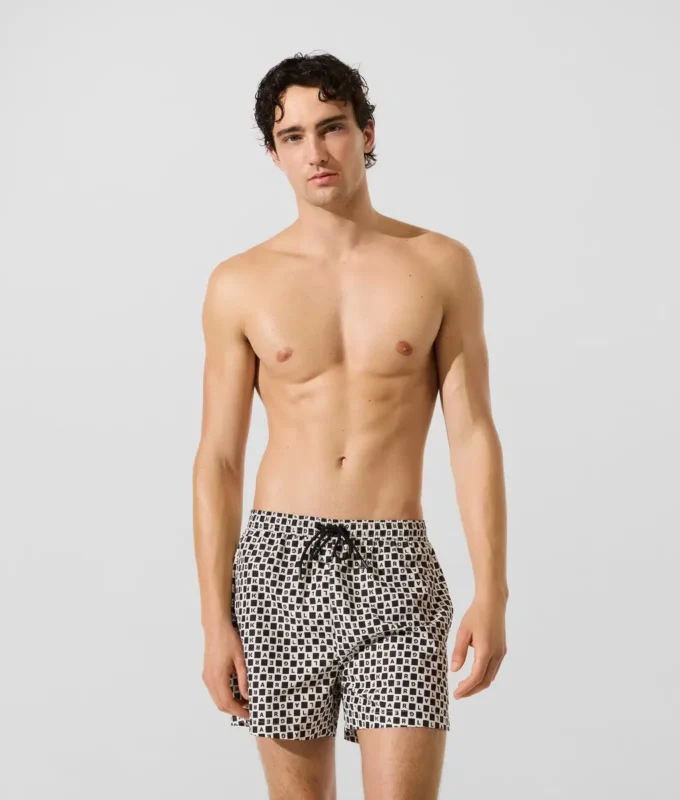 Pantaloncini da surf a scacchi