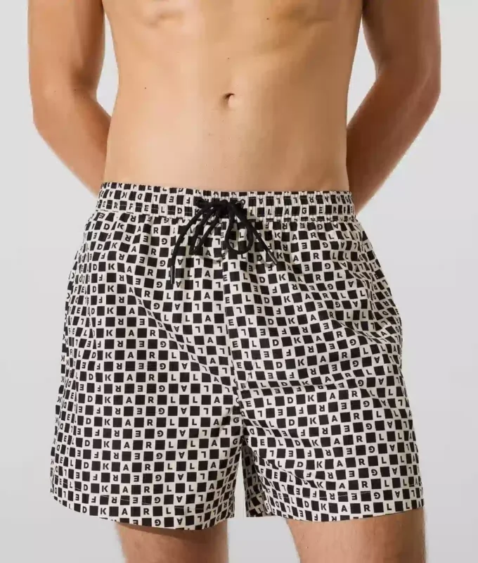 Pantaloncini da surf a scacchi
