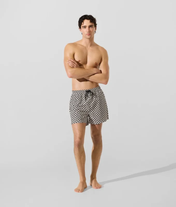 Pantaloncini da surf a scacchi