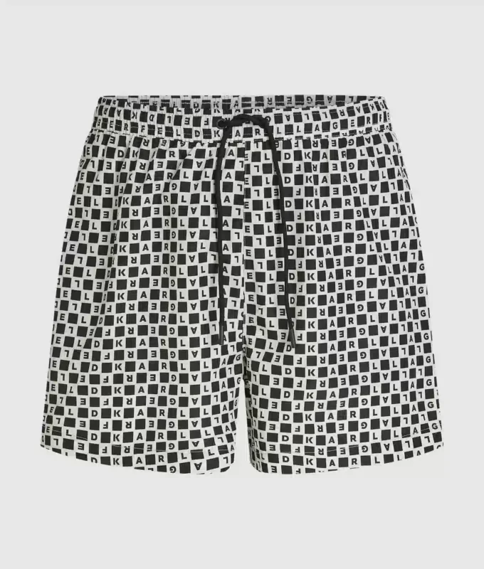 Pantaloncini da surf a scacchi