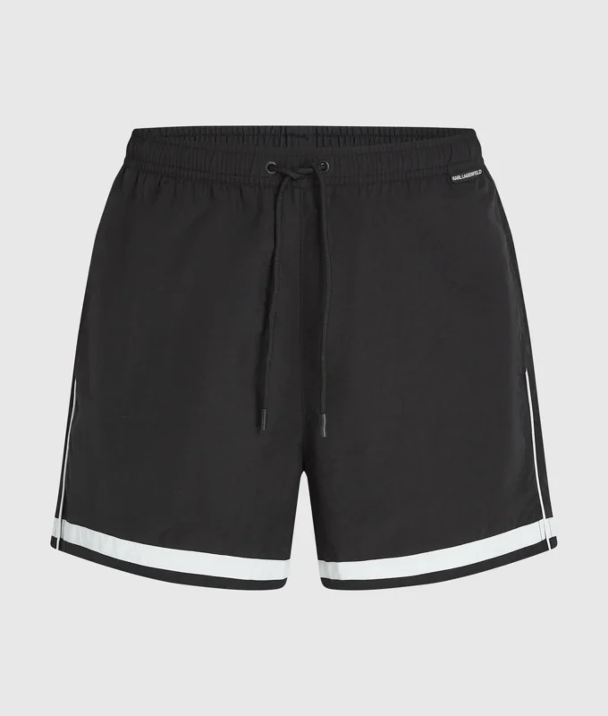 Pantaloncini da surf con bordino a contrasto Pantaloncini da surf con bordino a contrasto