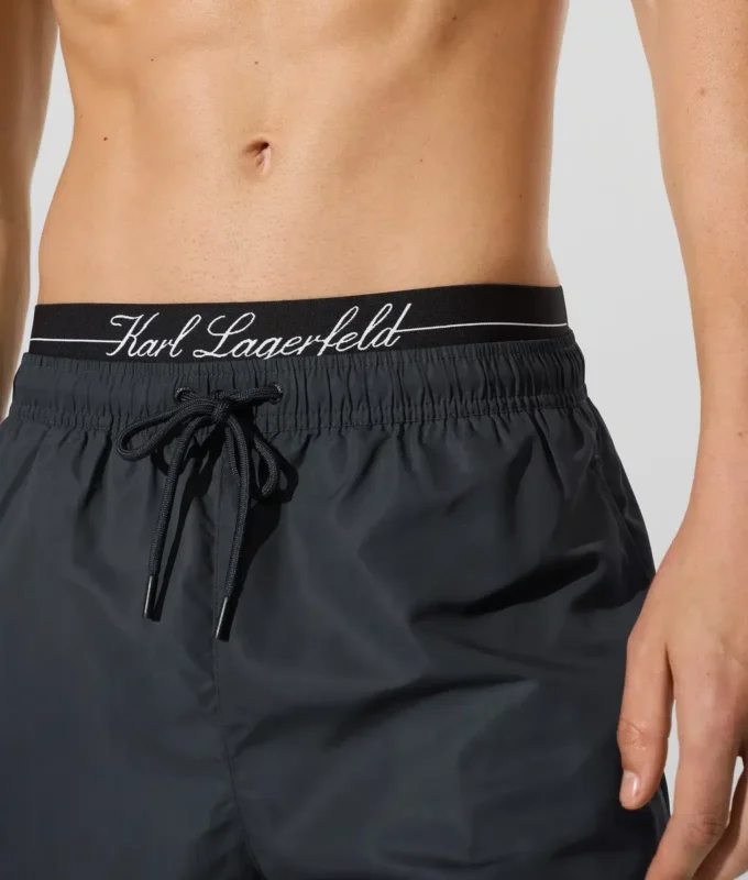 Pantaloncini da surf con doppia cintura Pantaloncini da surf con doppia cintura