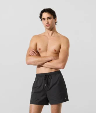 Pantaloncini da surf con spilla Monogram