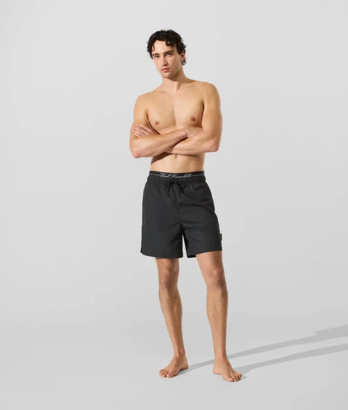 Pantaloncini da surf medi con doppia cintura Pantaloncini da surf medi con doppia cintura