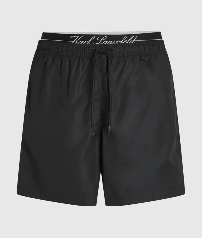 Pantaloncini da surf medi con doppia cintura Pantaloncini da surf medi con doppia cintura