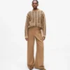 Pantaloni a gamba larga in misto lana Pantaloni a gamba larga in misto lana