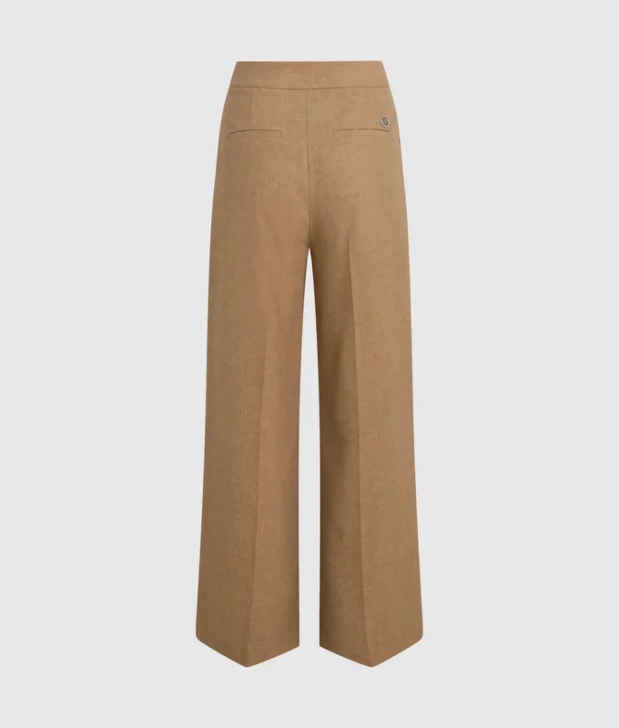 Pantaloni a gamba larga in misto lana Pantaloni a gamba larga in misto lana