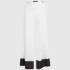 Pantaloni a pieghe a gamba larga Pantaloni a pieghe a gamba larga