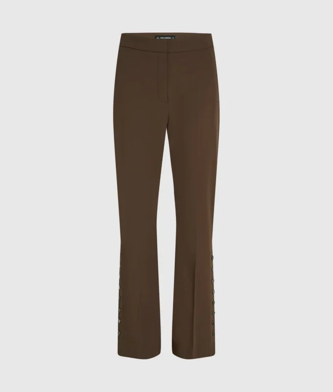 Pantaloni con bottoni a pressione