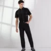 PANTALONI CON CUCITURE A CONTRASTO