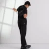 PANTALONI CON CUCITURE A CONTRASTO