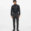 Pantaloni con dettagli in raso