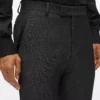 Pantaloni con dettagli in raso