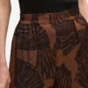 Pantaloni con stampa a ventaglio Pantaloni con stampa a ventaglio