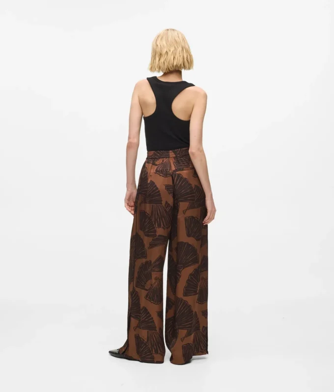 Pantaloni con stampa a ventaglio Pantaloni con stampa a ventaglio