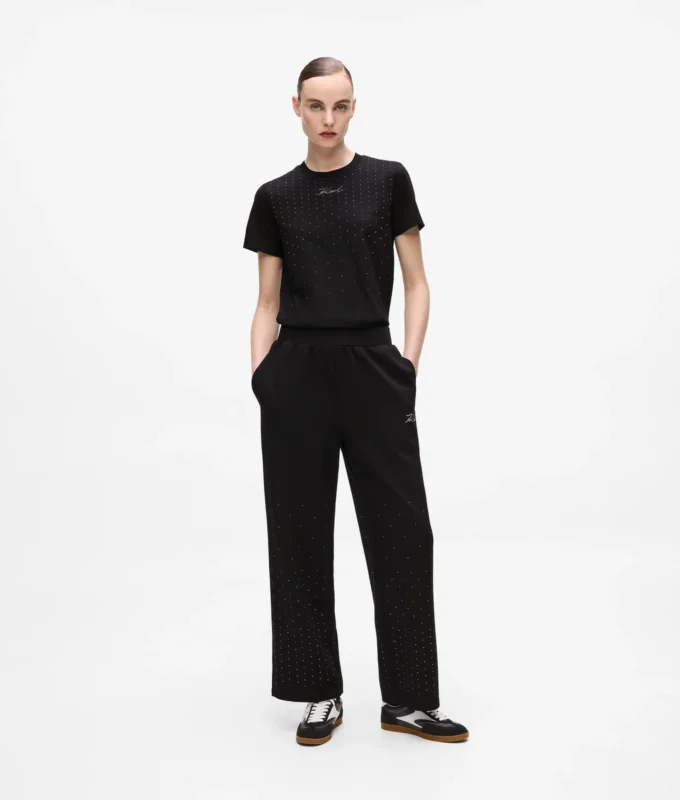 Pantaloni della tuta con strass