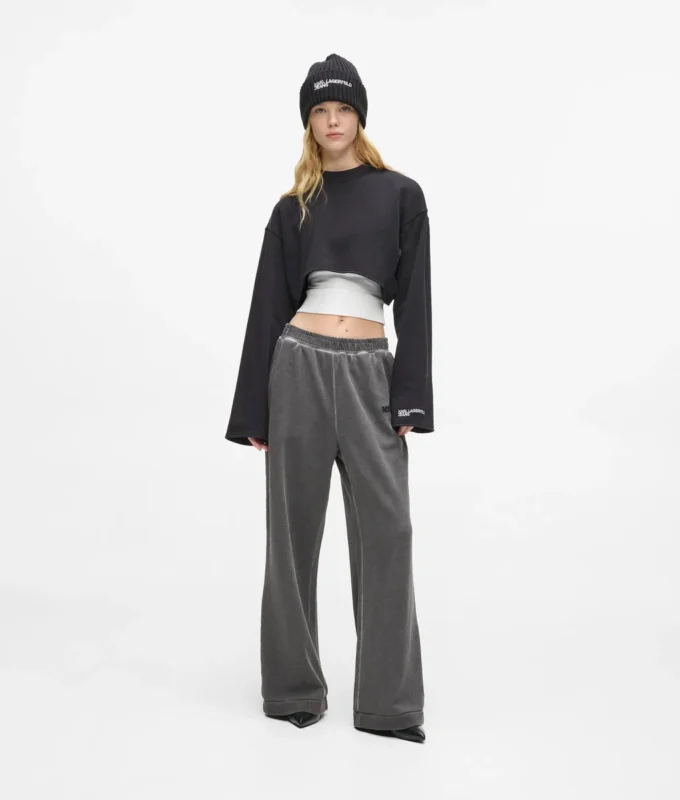 Pantaloni della tuta larghi lavati Pantaloni della tuta larghi lavati