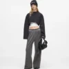 Pantaloni della tuta larghi lavati Pantaloni della tuta larghi lavati