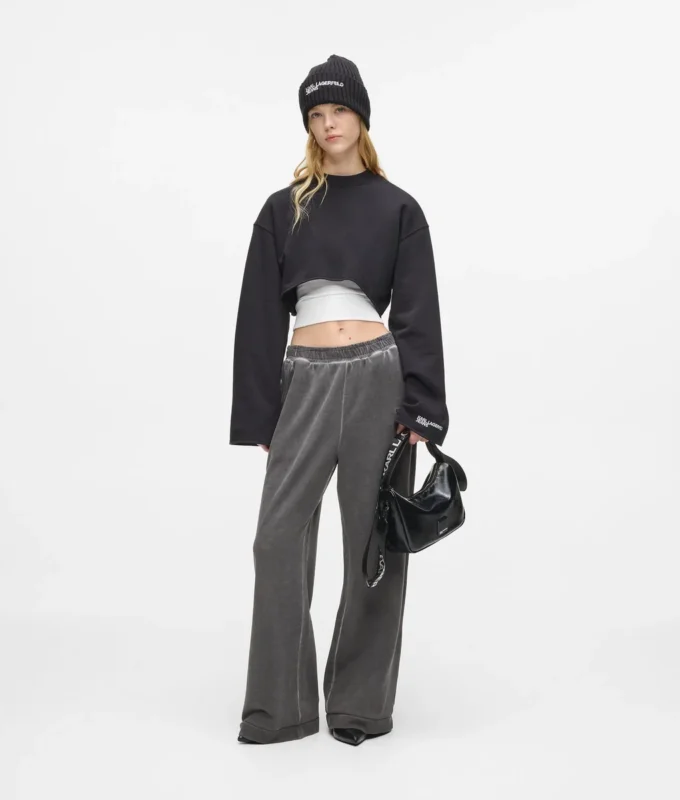 Pantaloni della tuta larghi lavati Pantaloni della tuta larghi lavati