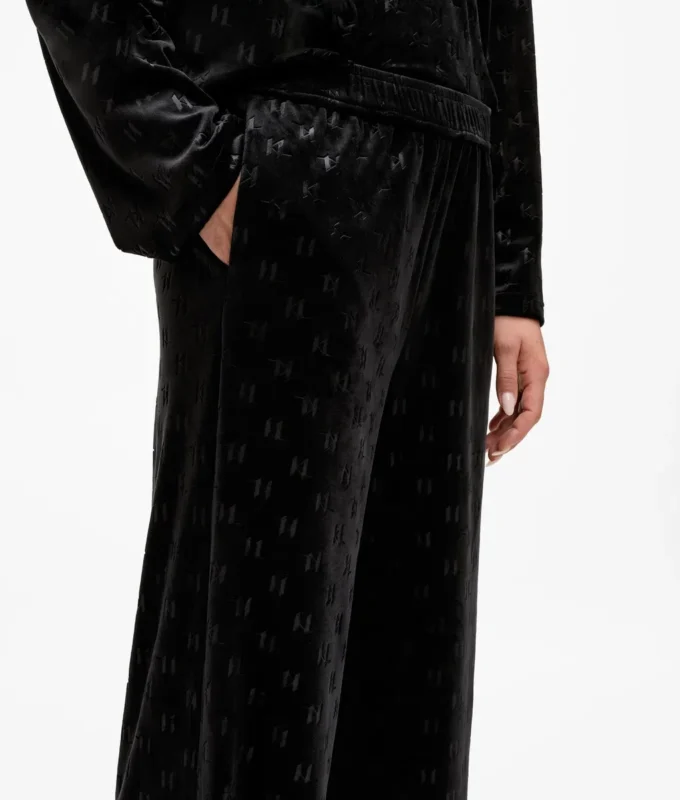 Pantaloni della tuta lounge con monogramma Pantaloni della tuta lounge con monogramma