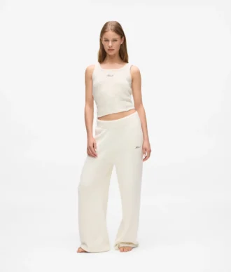 Pantaloni lounge in pile firmati