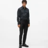Pantaloni sartoriali in misto lana
