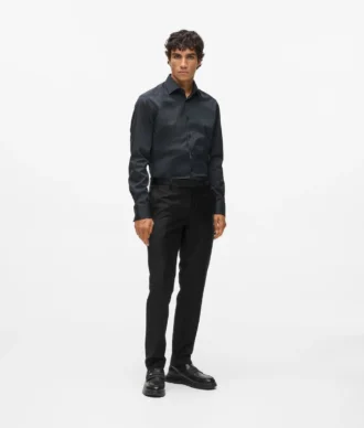 Pantaloni sartoriali in misto lana