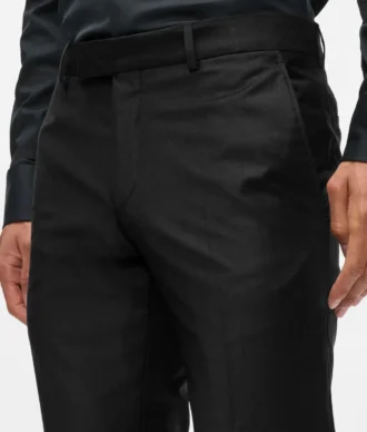 Pantaloni sartoriali in misto lana