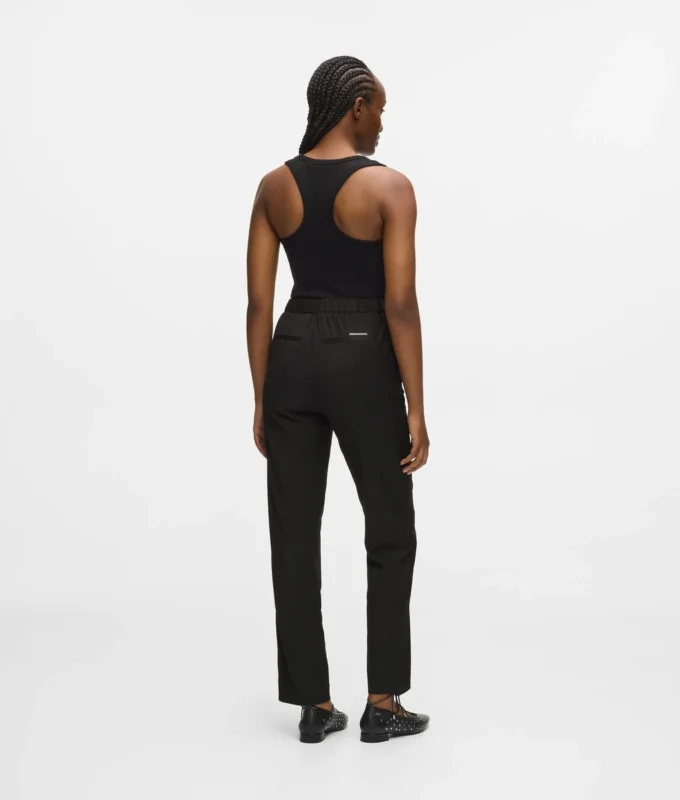 Pantaloni sartoriali in misto lana