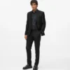 Pantaloni sartoriali in misto lana