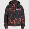 Piumino con stampa all-over Piumino con stampa all-over