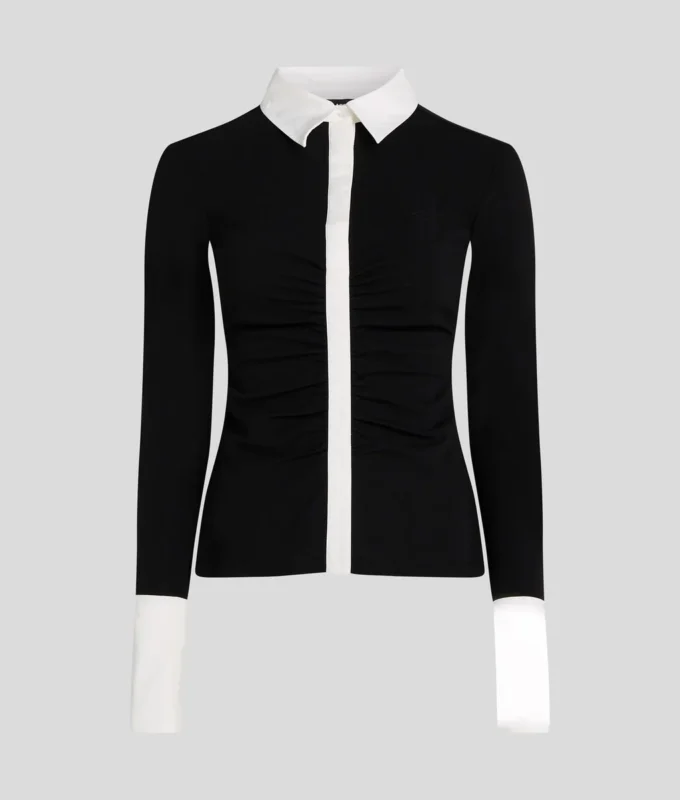POLO A MANICHE LUNGHE KARL ESSENTIAL