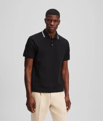 POLO CON BORDATURA A CONTRASTO