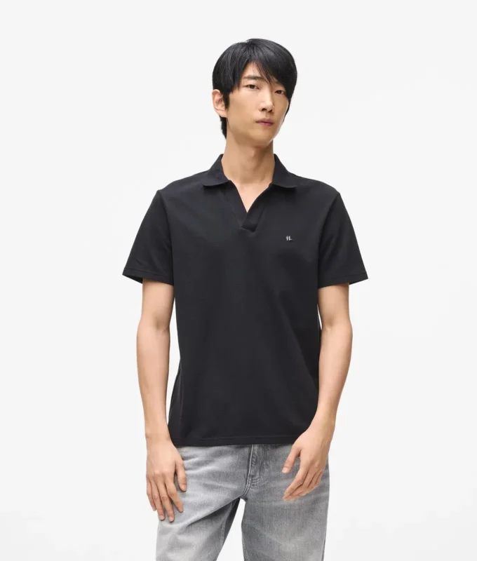 Polo con spilla Monogram