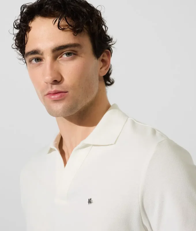 Polo con spilla Monogram