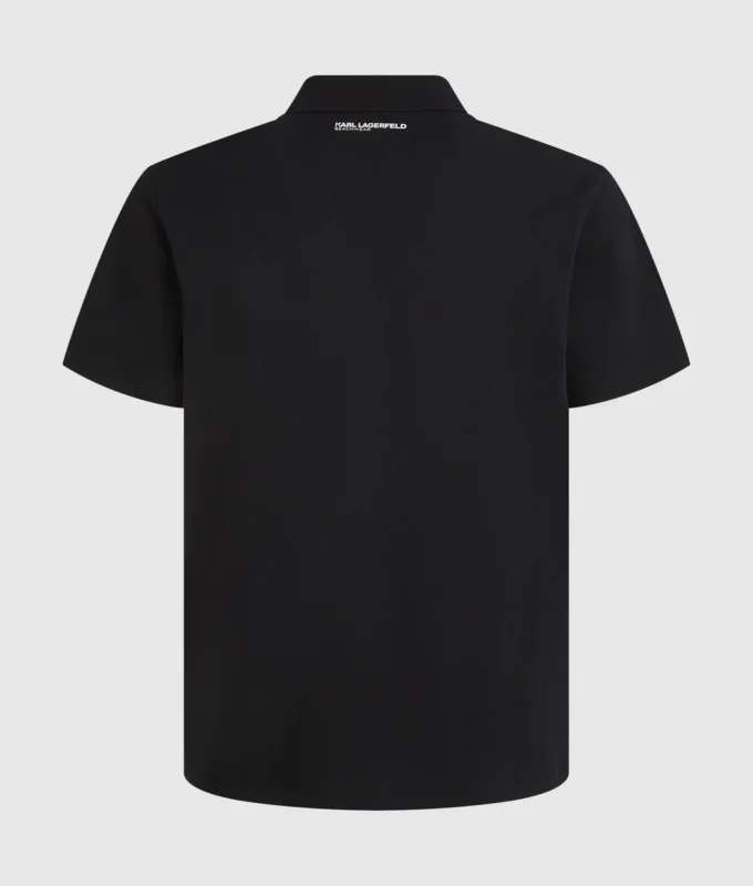 Polo con spilla Monogram