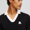 POLO IN MAGLIA CON MONOGRAMMA
