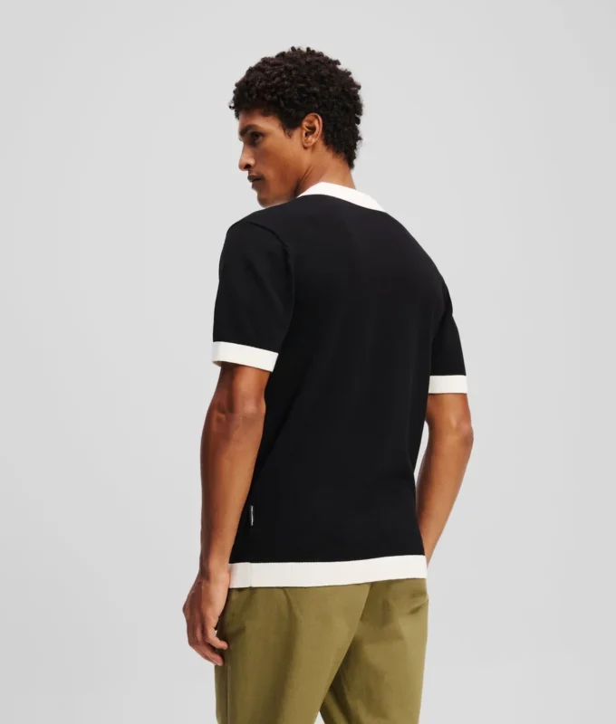 POLO IN MAGLIA CON MONOGRAMMA