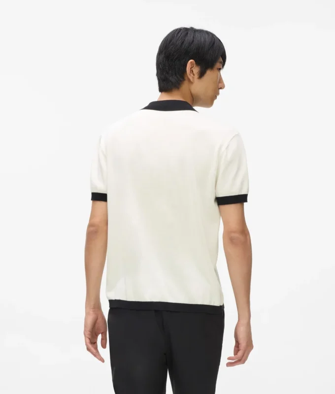 Polo in maglia Monogram