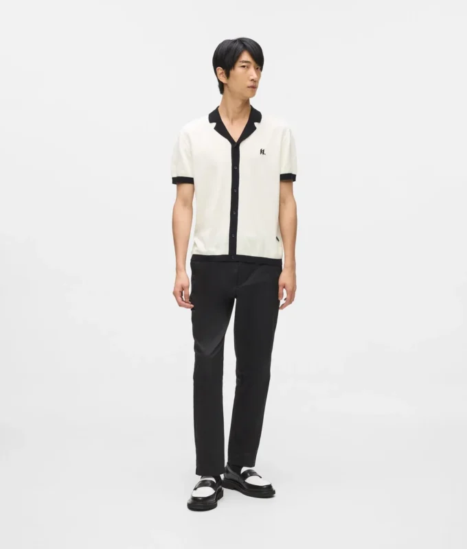 Polo in maglia Monogram