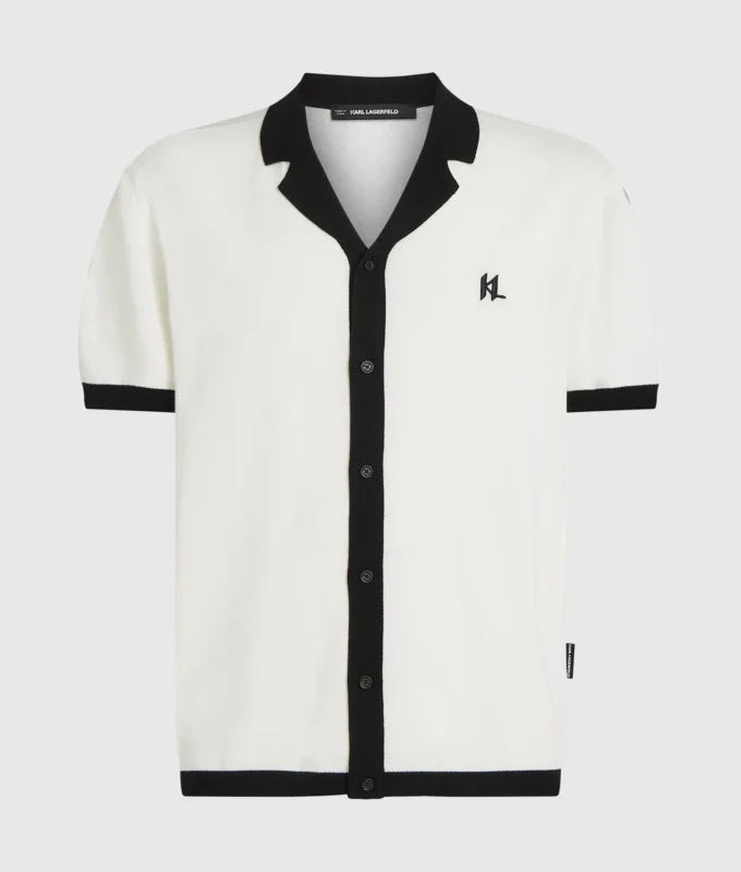 Polo in maglia Monogram